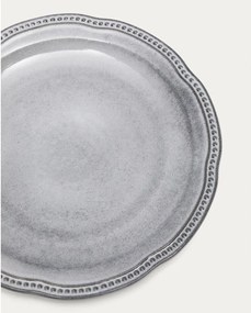 Modrý keramický tanier ø 27 cm Dovec – Kave Home