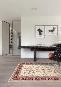 Osta, Kusový koberec Diamond 7244 104, 85x160, béžová, chodba / predsieň