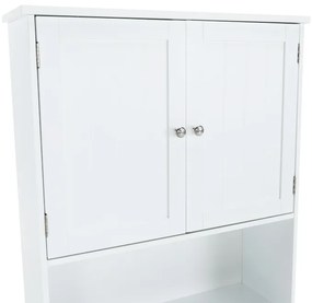 Skříňka nad WC, bílá, ATENE TYP 5