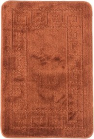 Kúpeľňový koberček MONO 1030 NEW BROWN 4605 1PC grécky, hnedý