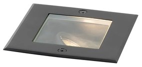 Inteligentné zemné bodové svietidlo čierne nastaviteľné IP65 vrátane Wifi GU10 50mm - Oneon