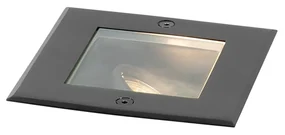 Inteligentné zemné bodové svietidlo čierne nastaviteľné IP65 vrátane Wifi GU10 50mm - Oneon