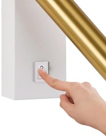 Brilagi - LED Nástenné bodové svietidlo MAYA LED/3W/230V 4000K biela/zlatá