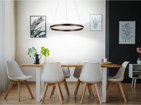 Eglo 33483 - Závesný LED luster ALCAZABA na lane, 2× LED 18 W, 230 V, 3000 K, priemer 55 cm, bronzový
