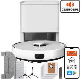 TESLA Electronics RoboStar - Inteligentný robotický vysávač 2v1 2600 mAh Wi-Fi biela