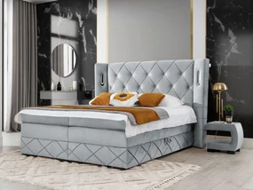 Kontinentálna posteľ Banjul Lux, Rozmer postele: 140x200, Dostupné poťahy: Kameleon 04