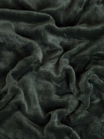 Obliečka na vankúš mikroplyš 50 × 70 cm – Laura tmavo zelená