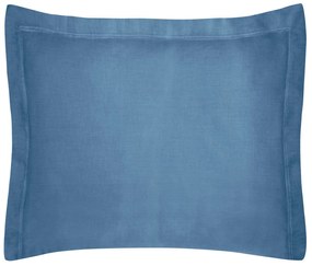 SATÉNOVÁ OBLIEČKA NA VANKÚŠ NOVA COLOUR 70X90 CM MODRÁ
