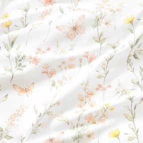 Goldea hranatý teflónový obrus - motýlia záhrada 80 x 80 cm