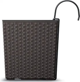 Plastový balkónový kvetináč DRC600W 58 cm - antracit