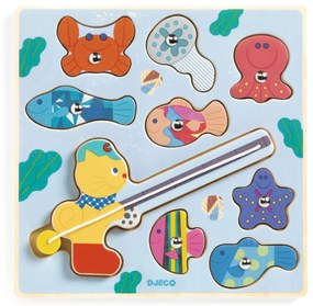 Puzz & Fish – drevená vkladačka a rybárska hra v jednom - Bariolo