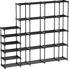 Otvorená šatníková skriňa Keeper 6.0 čierna