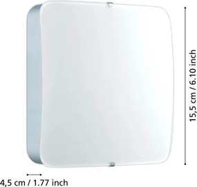 Eglo 95968 - LED stropné svietidlo CUPELLA LED/11W/230V lesklý chróm