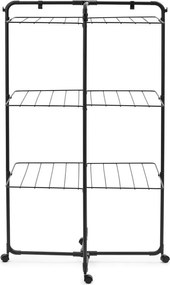 Matne čierny sušiak na bielizeň 23 m HangOn Tower – Brabantia