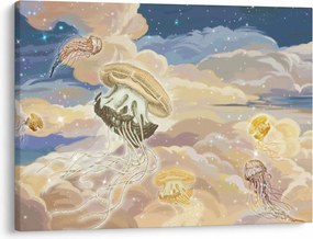 Obraz - Nebeské medúzy (70x50 cm)