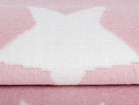 Vulpi Ružový detský koberec Pinky Stars 120x170