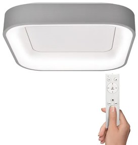 Stropné LED svietidlo Treviso - 48W - 2880lm - s diaľkovým ovládaním - šedé