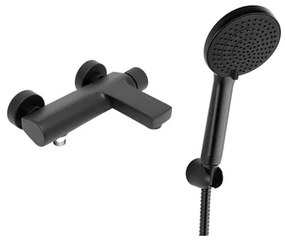 Vaňová batéria SAT Evolution s vaňovým setom 150 mm čierna matná SATBSEVO222CSET1, 1 ks