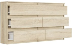 Moderná komoda R-140 - rôzne farebné prevedenia antracit