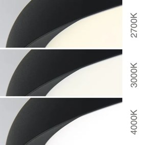 Orion - LED stropné svietidlo KANT LED/50W/230V 2700/3200/4000K priemer 60 cm čierne