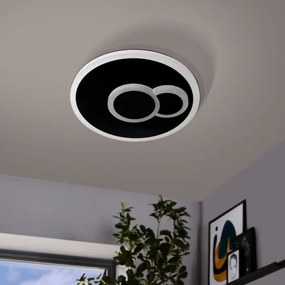 Eglo 30659 - LED Stropné svietidlo CADEGAL LED/7,8W/230V pr. 20 cm čierna