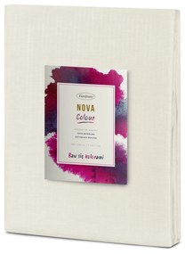 BAVLNENÉ OBLIEČKY NOVA COLOUR 200X220 CM BÉŽOVÉ