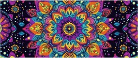 Obraz - Kaleidoskopická mandala (120x50 cm)