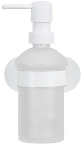 Biely samodržiaci sklenený dávkovač mydla 200 ml Orea – Wenko