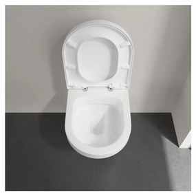 Villeroy & Boch Architectura - Závesné WC, rimless, alpská biela CeramicPlus 4694R0R1