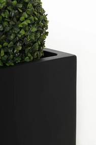 Kvetináč BLOCK, sklolaminát, 30x30x30 cm, antracit