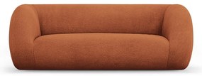 Oranžová pohovka z textílie buklé 210 cm Essen – Cosmopolitan Design