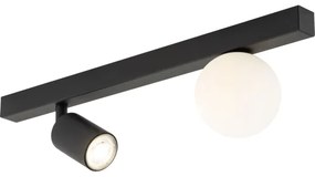 Bodové svietidlo VOX 1xG9/8W/230V + 1xGU10/10W čierna