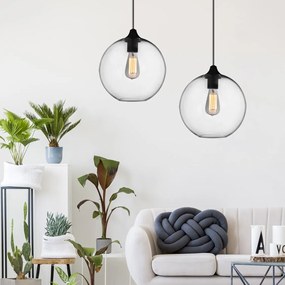Toolight - Závesné svietidlo E27 60W APP311-1CP, čierna, OSW-00343