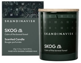 SKANDINAVISK Vonná sviečka v skle SKOG (les) 65 g