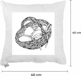 Dekoratívny vankúš Eastery 40x40 cm EMI