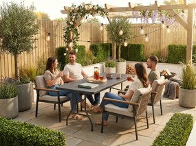 Cateringový stôl CATERON 70x180 cm, hnedý