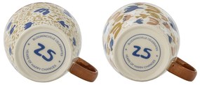 Bloomingville Keramický hrnček Anniversary Červená