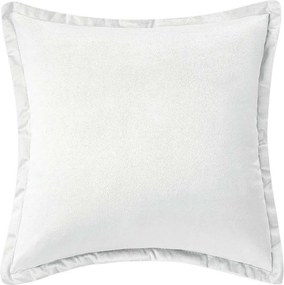 Velúrová obliečka na vankúš SOFT VELVET biela 40x40 cm