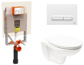 Závesný wc set Vitra Normus na zamurovanie SIKOVZW1, 1 ks