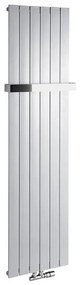 Sapho - Kúpeľňový radiátor COLONNA 910W/230V 45x180 cm strieborný