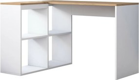 Haril Oak a biely pracovný stôl