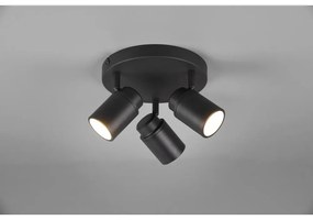 Matne čierne kovové bodové svietidlo Angelo - Trio