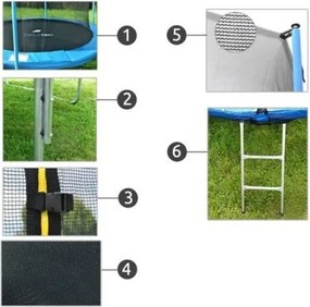 Záhradná trampolína Malatec 8FT/252 cm - T7982