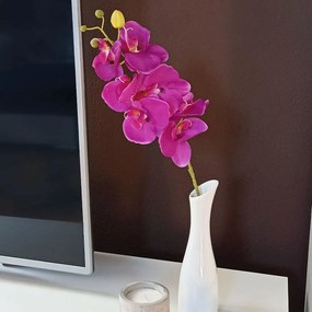 DAALO Umelé kvety orchidea - tmavo ružová - AKCIA!