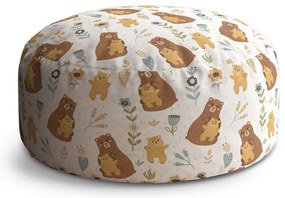 Taburet Circle medvede, farebná