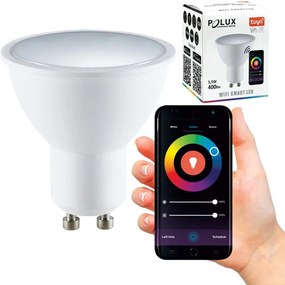 LED žiarovka GU10 5,5W 400lm RGB GOLDLUX (Polux) Smart WiFi TUYA