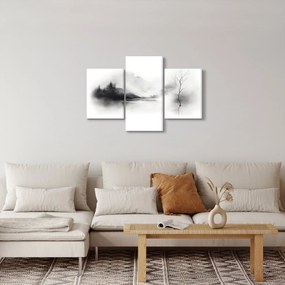Obraz - Atramentová maľba krajiny (90x60 cm)