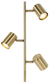 Moderná stojaca lampa bronzová 3-svetlá - Jeana