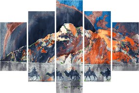 Obraz - Ilustrácia potníkov (150x105 cm)