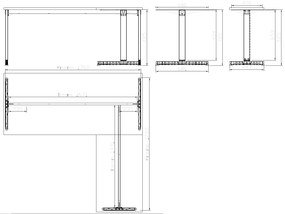Kancelársky stôl PRIMO BETA L, 1800 x 1800 mm, biela podnož, buk